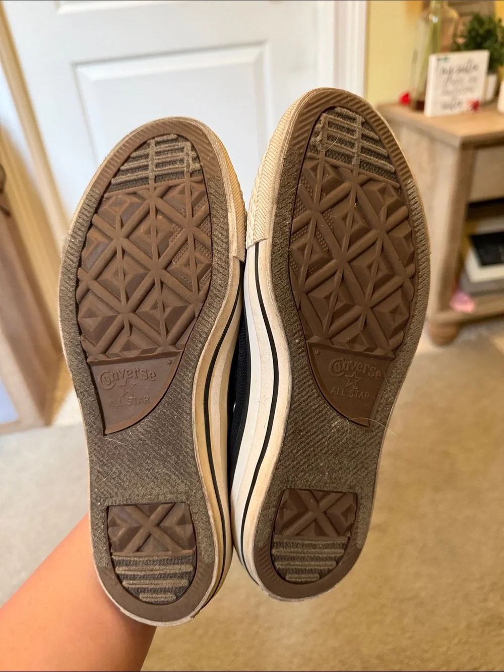 Converse Black and White Low Top Sneakers